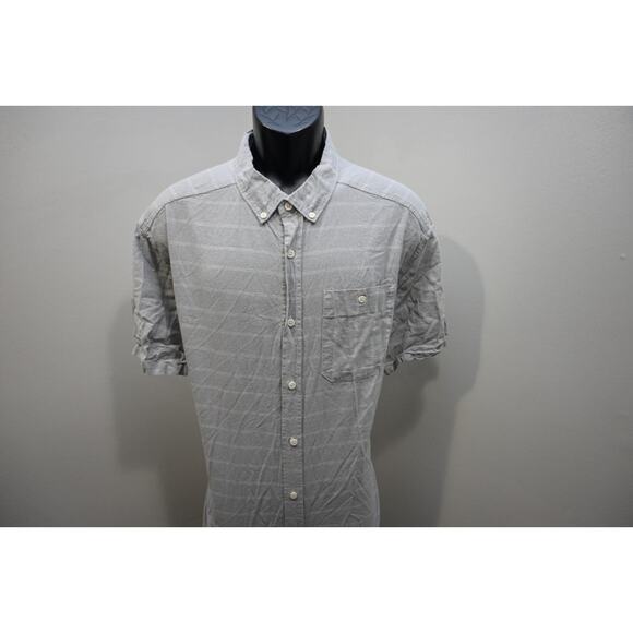 Mountain HardWear Camp Shirt Striped Linen Blend Hiking Fishing Mens Size XL - Picture 2 of 7